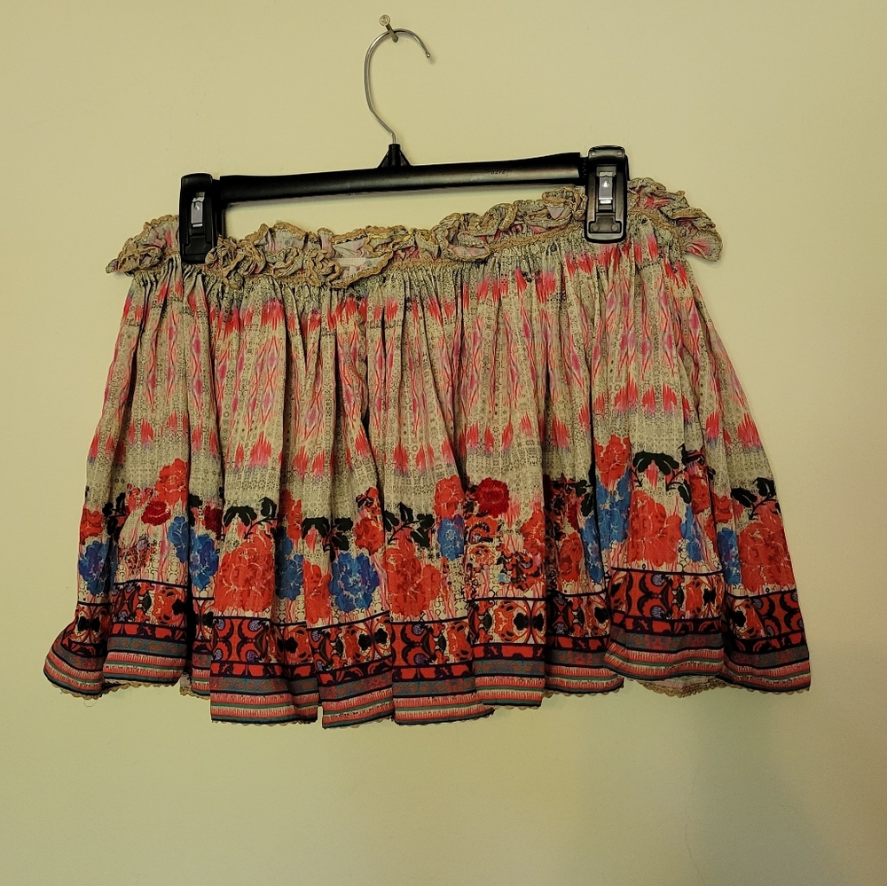 Bhanuni by Jyoti Anthropologie Villa Midi Top XS - Picture 2 of 4